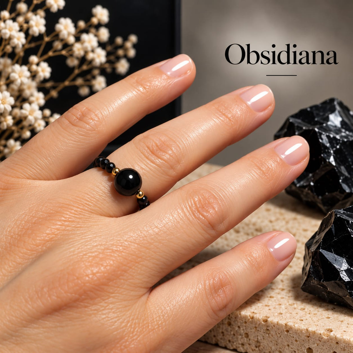 Anillo de Obsidiana