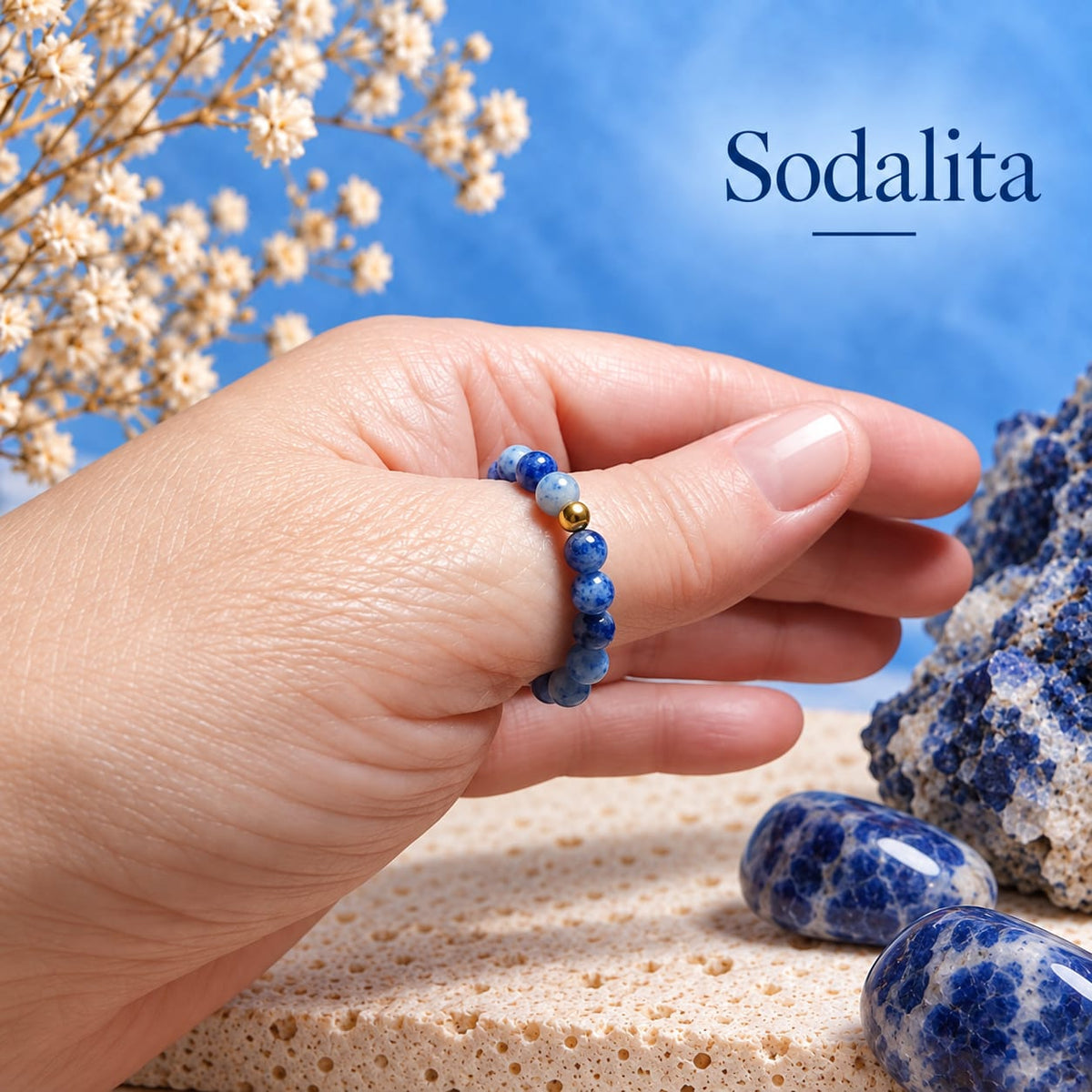 Anillo de Sodalita