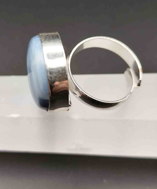 Anillo de Ópalo Azul
