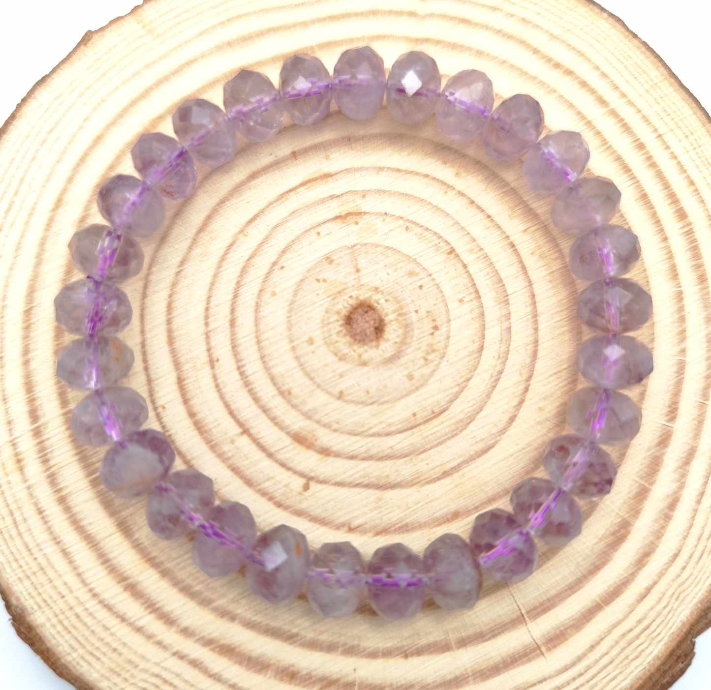 Pulsera de Amatista Facetada