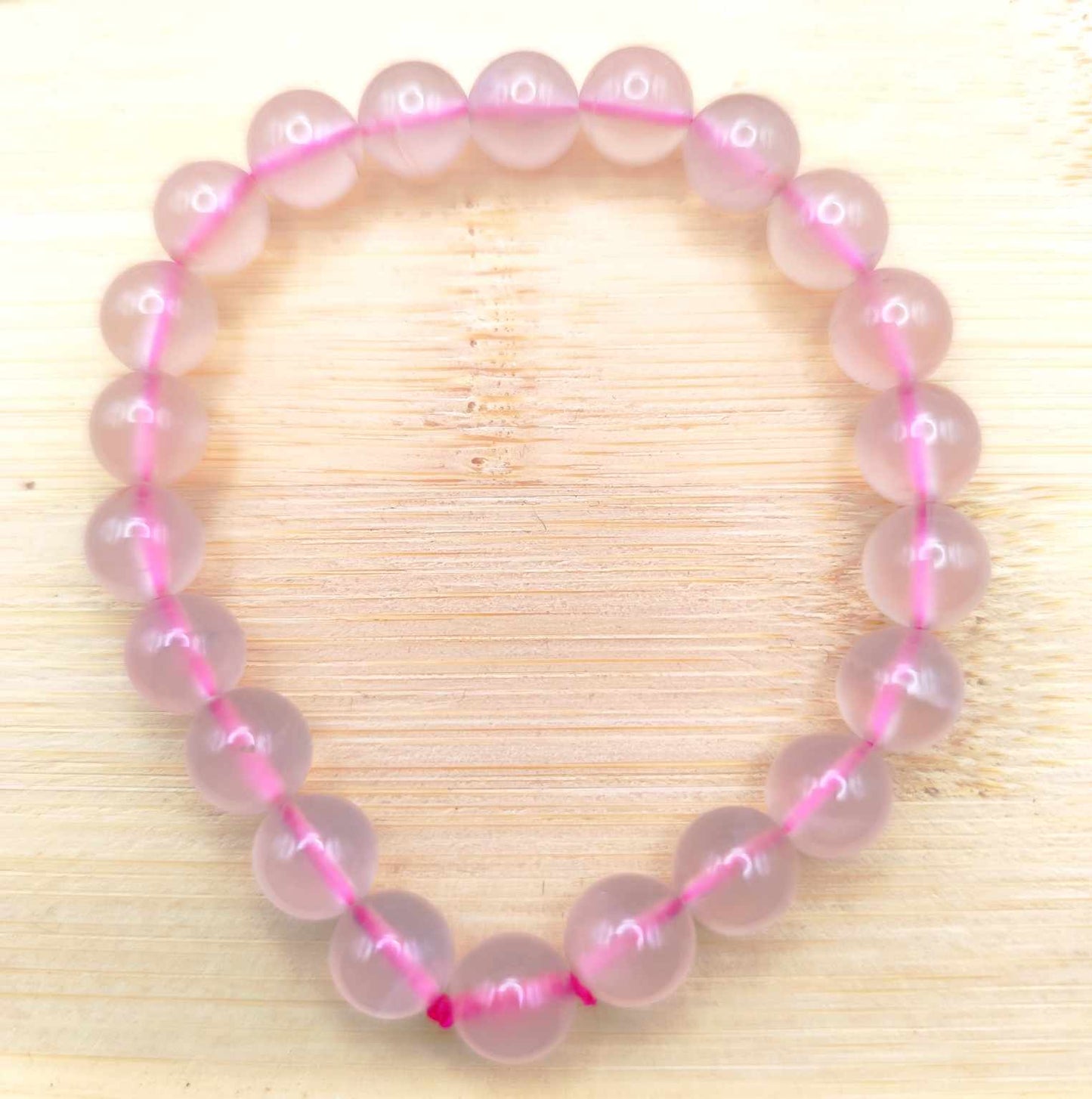 Pulsera de Calcedonia Rosa