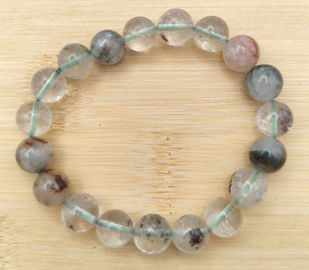 Bracelet en quartz chamanique clair