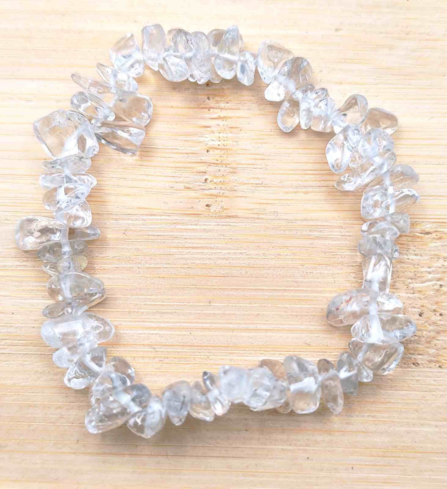 Pulsera de Cuarzo Cristal Chip