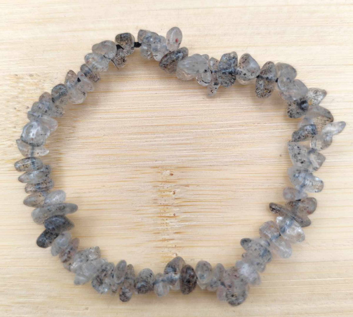 Rutilated Quartz Chip Bracelet