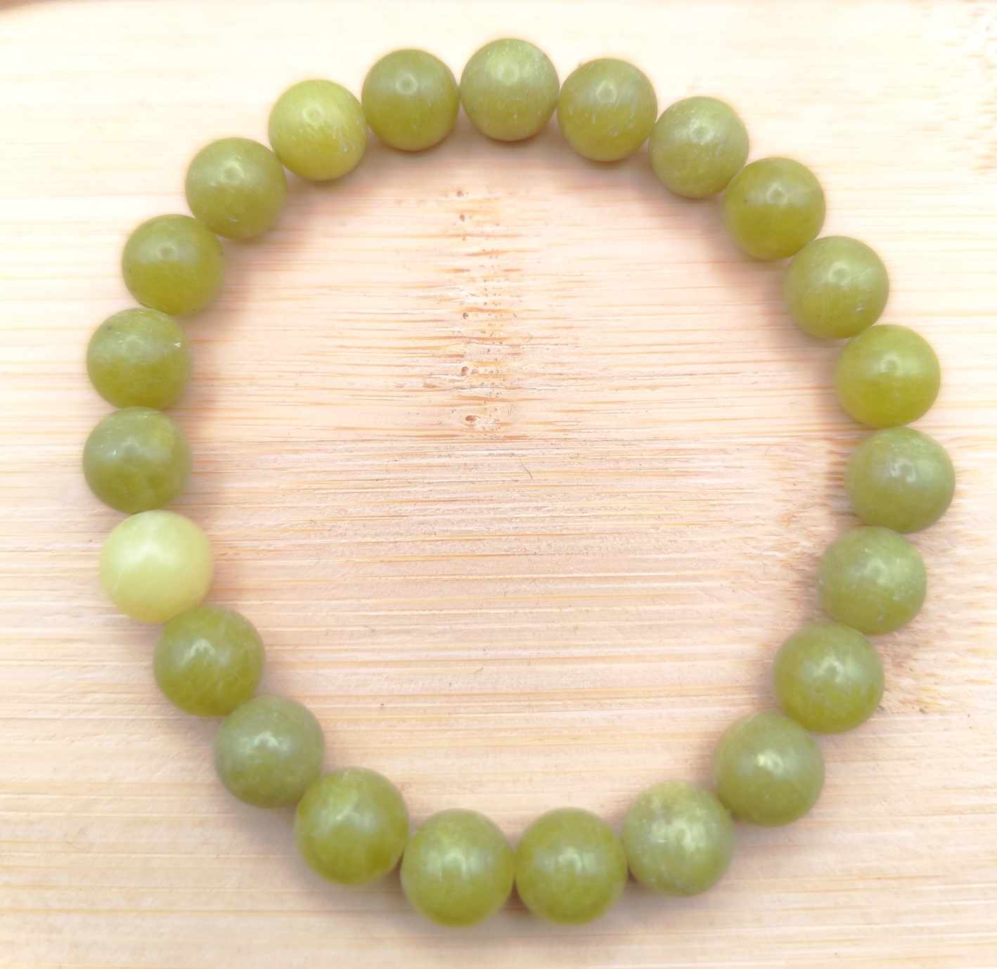 Pulsera de Jade Amarillo