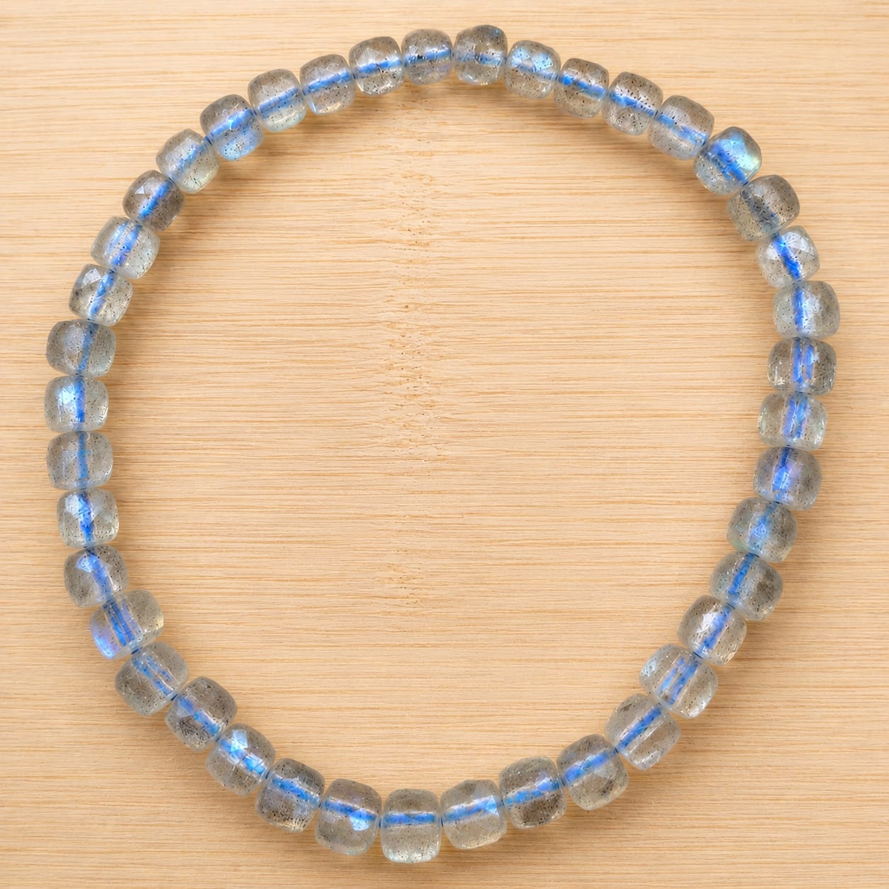 Pulsera de Labradorita Cubos