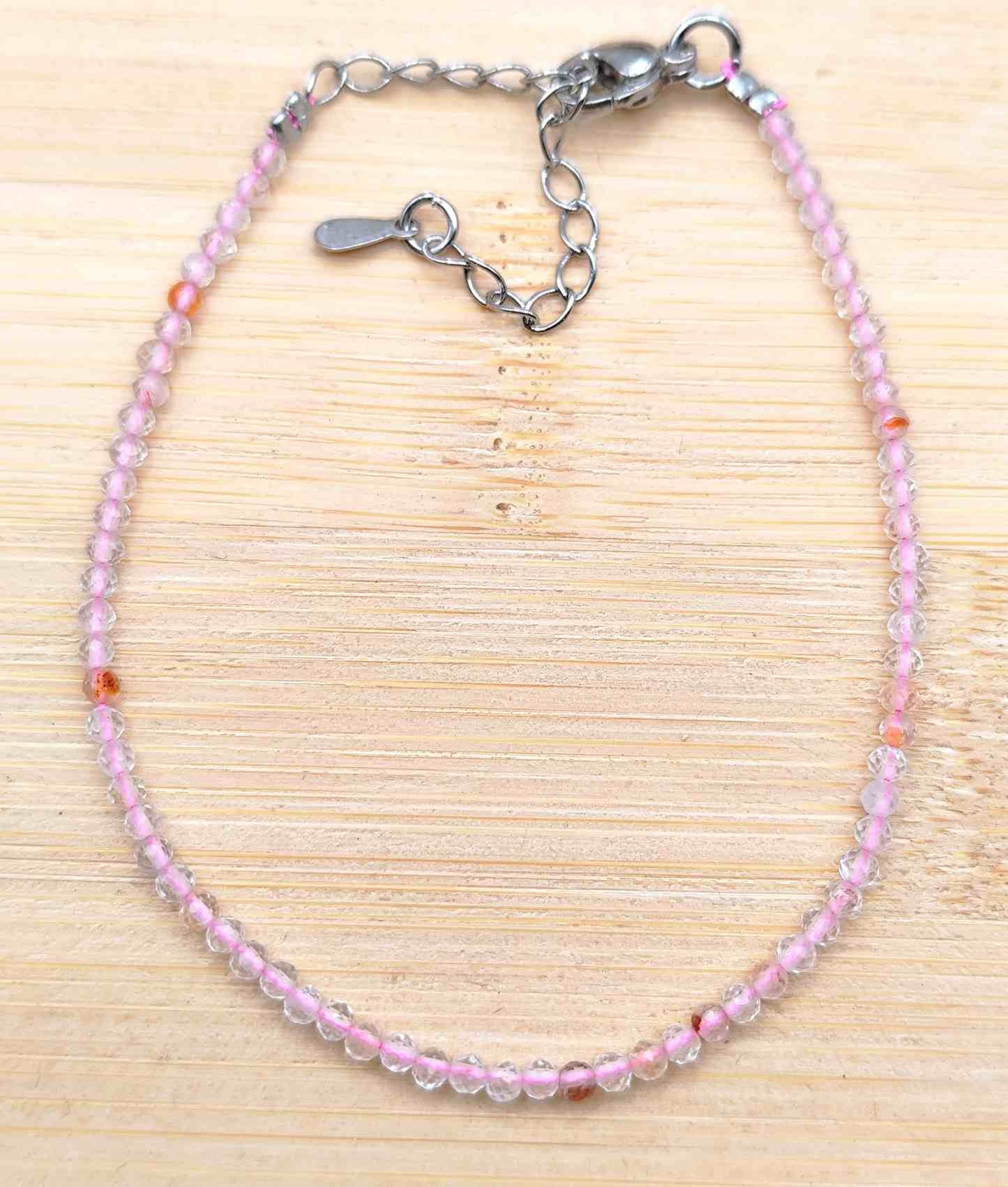 Pulsera de Helkimer Rosa