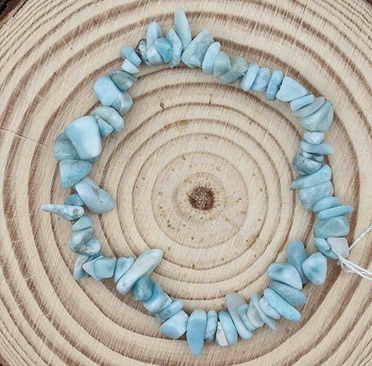 Larimar Chip Bracelet