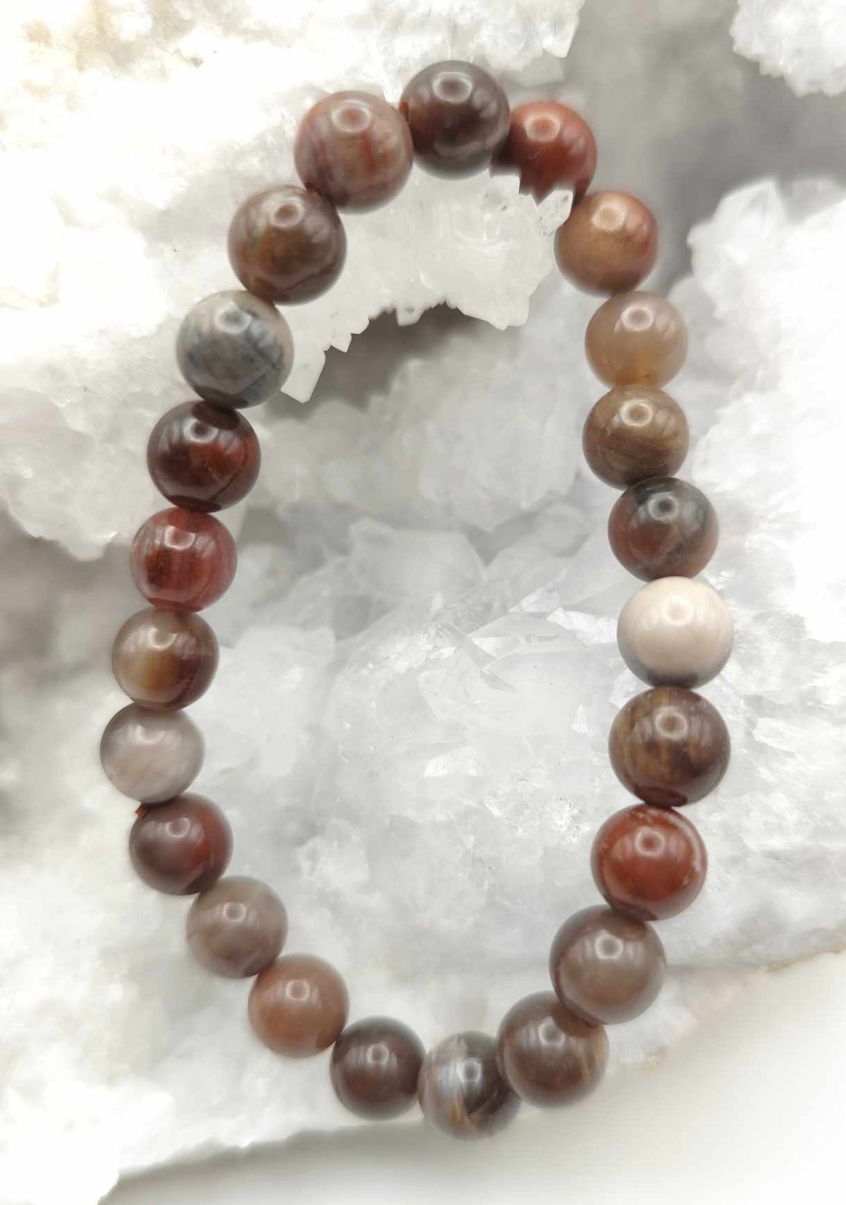 Bracelet en bois pétrifié