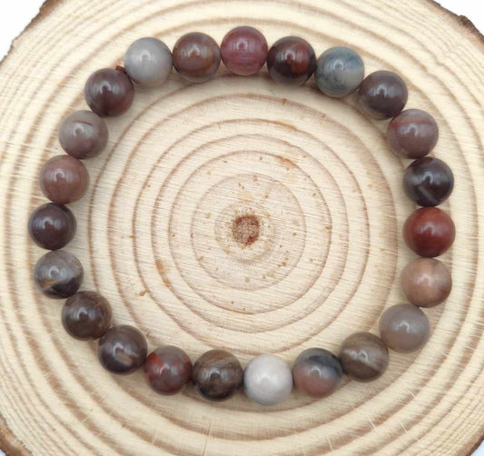 Bracelet en bois pétrifié