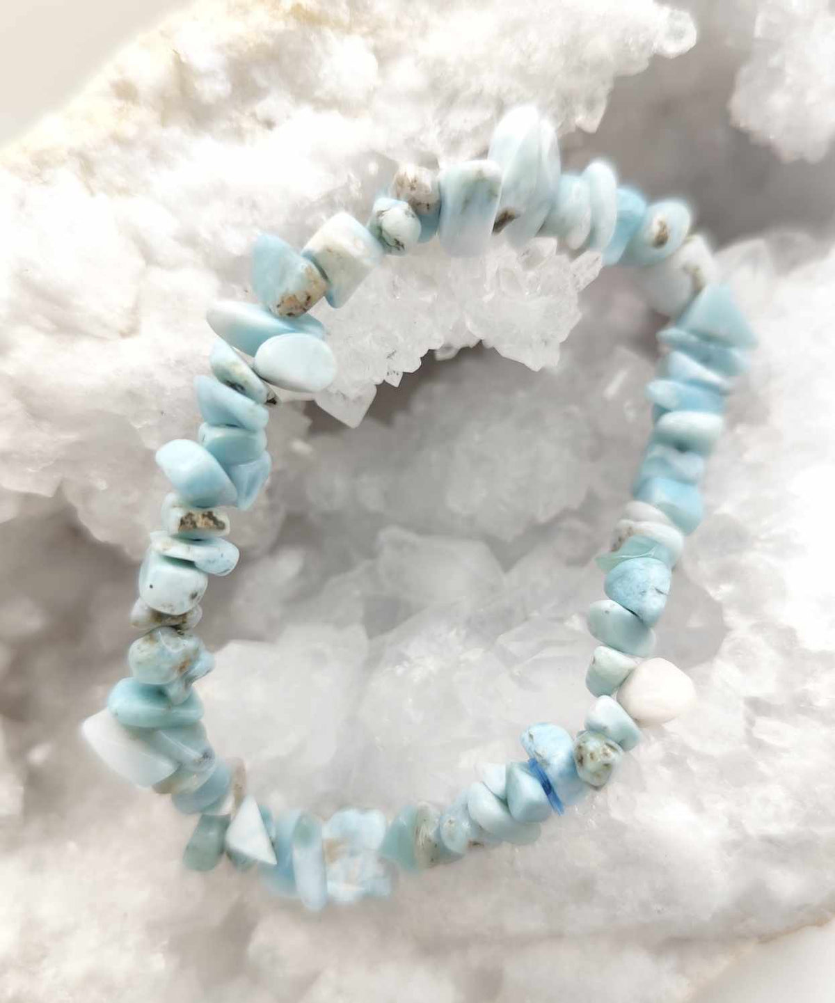 Bracelet en éclats de Larimar