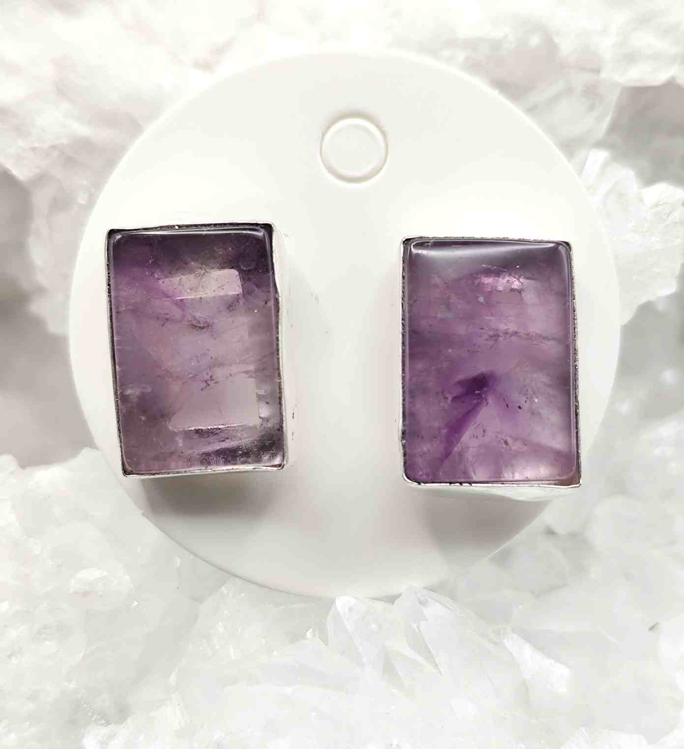 Pendientes de Amatista