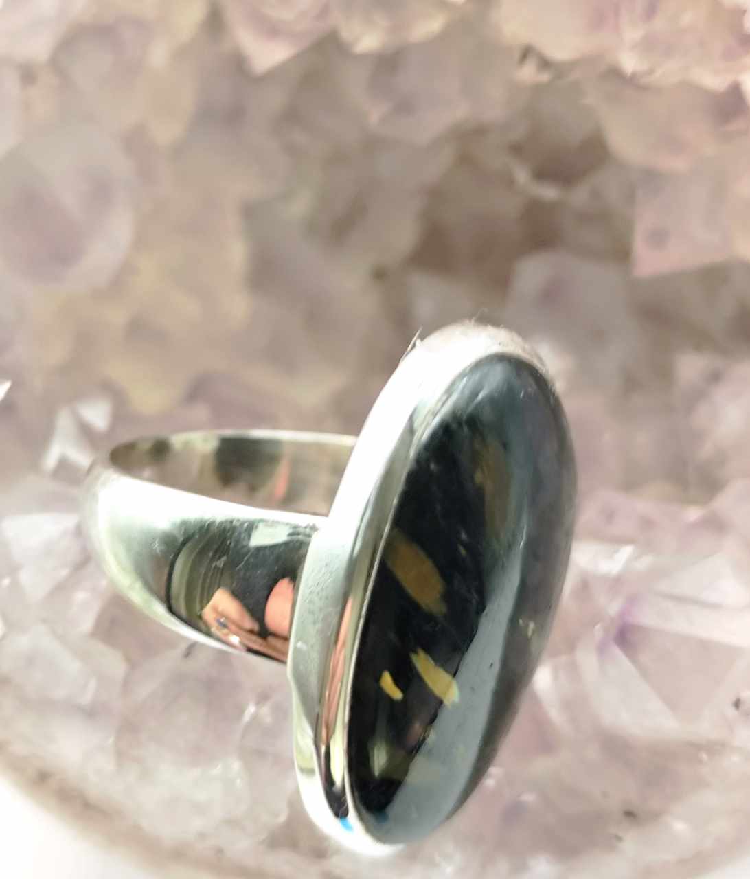 Anillo de Numita Obalado de plata