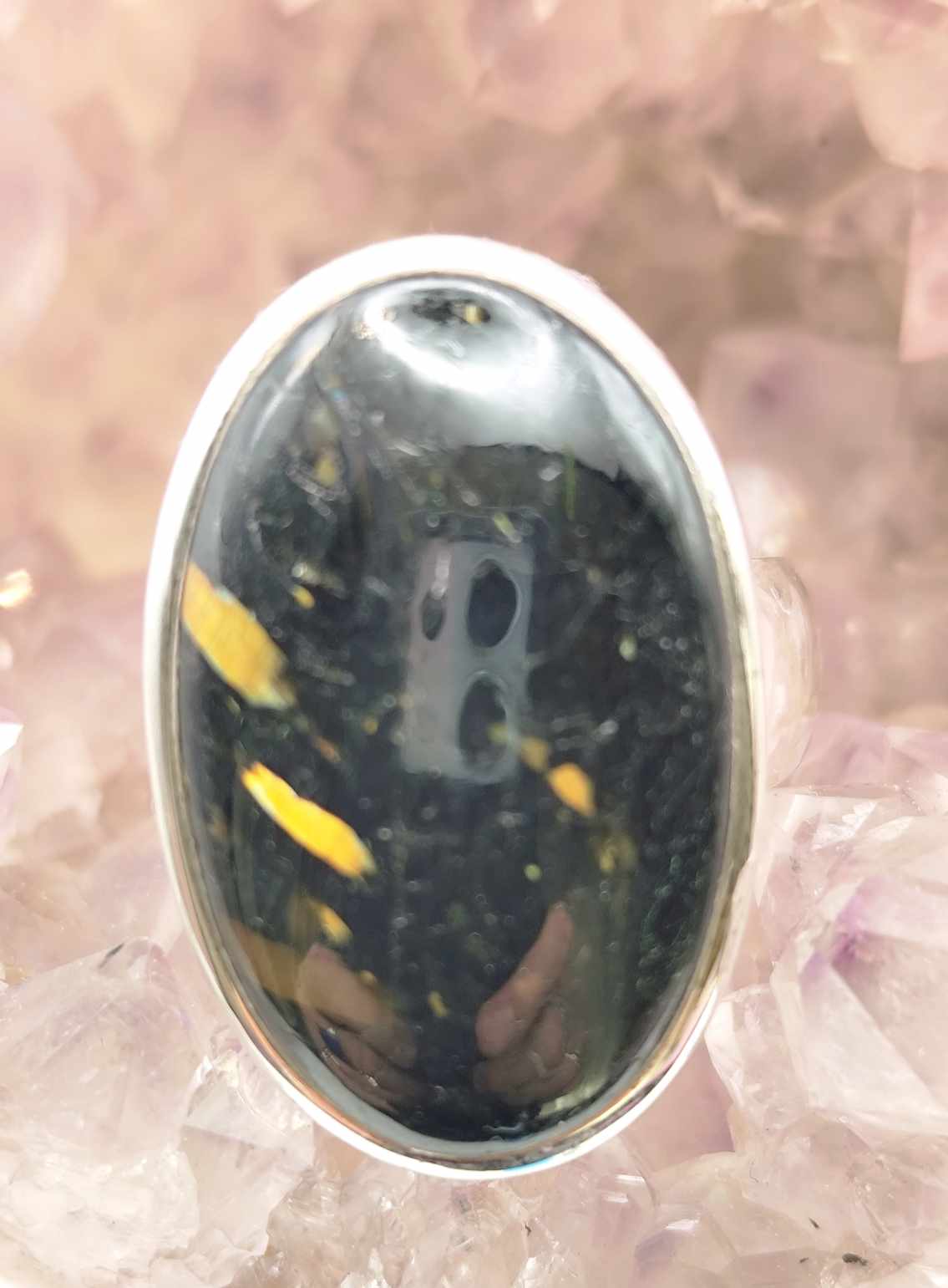 Anillo de Numita Obalado de plata