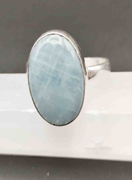 Anillo de Aguamarina