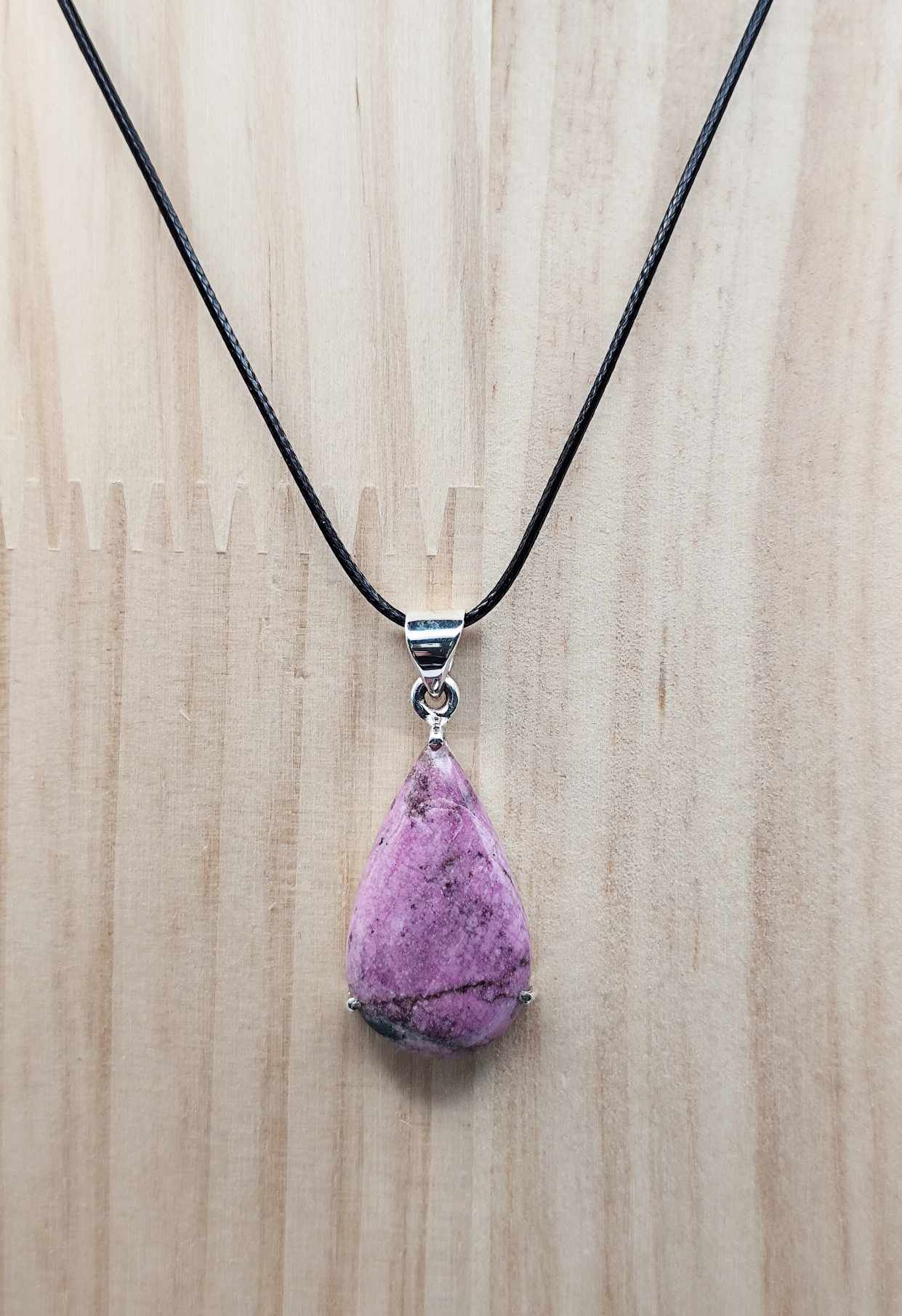 Colgante de Cobalto Calcita Rosa