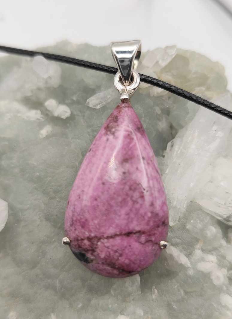 Colgante de Cobalto Calcita Rosa