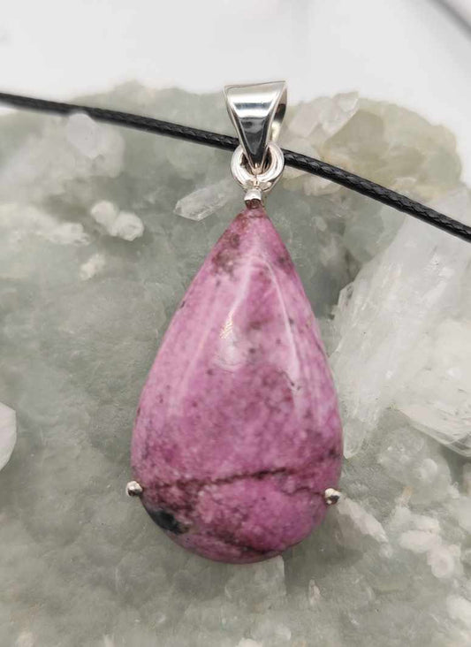 Colgante de Cobalto Calcita Rosa