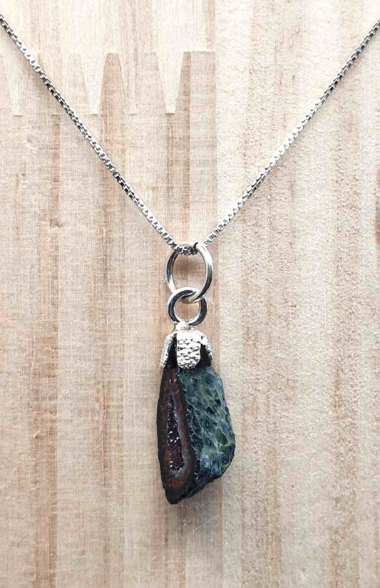 Colgante de Geoda Mejico