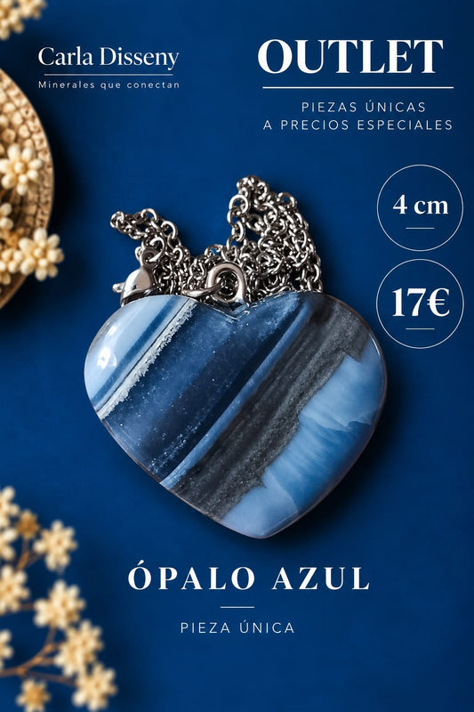 Colgante de Ópalo Azul