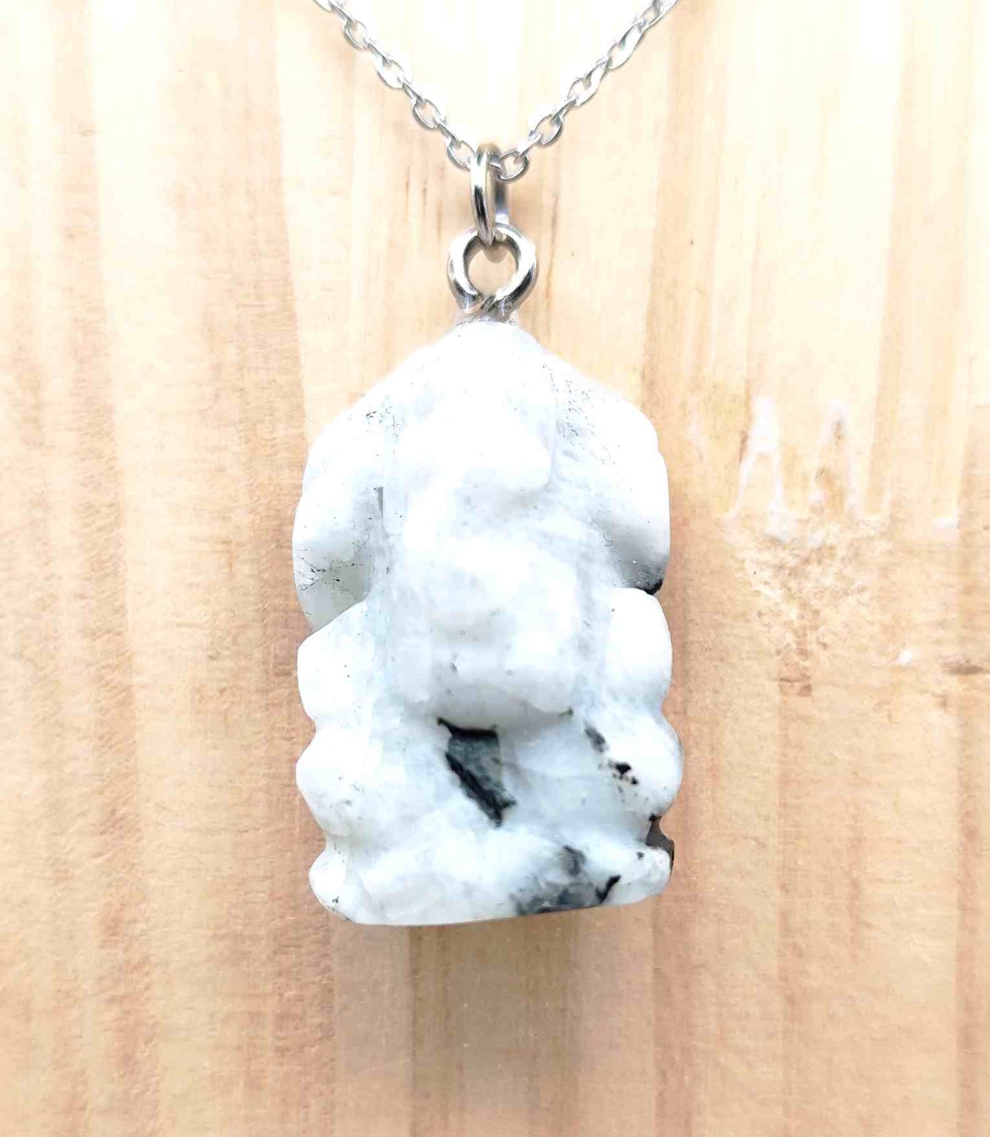 Colgante de Piedra Luna Turmalina