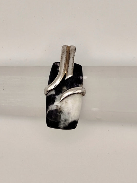 Colgante de Lepidolita de plata