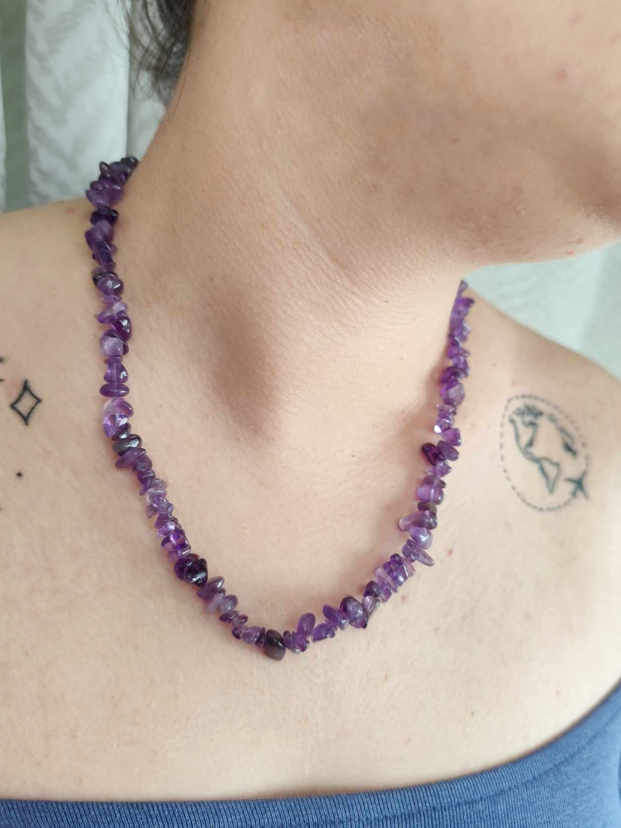 Collar de Amatista chip