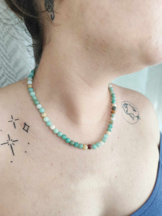 Collar de Amazonita
