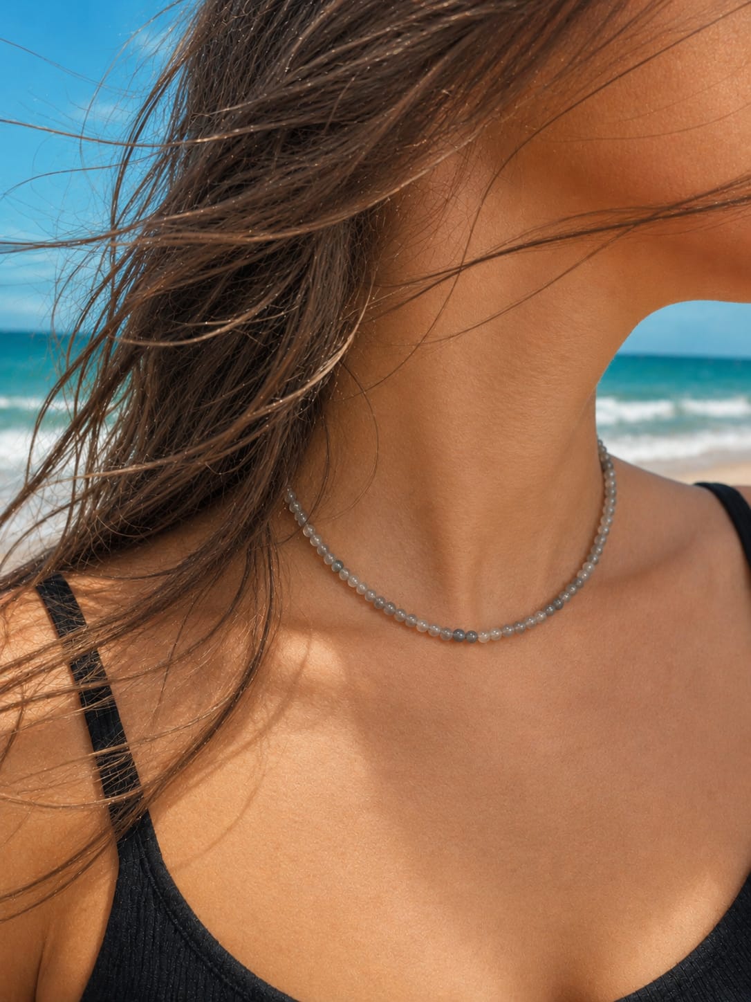 Collar de Cuarzo Nube
