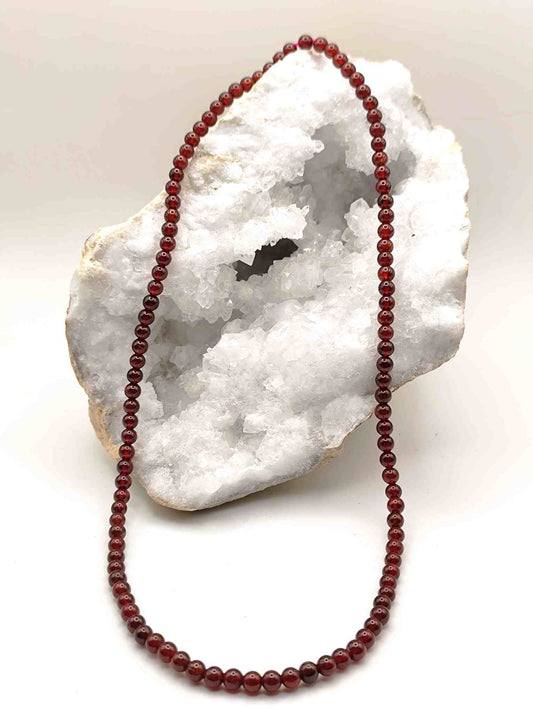Conjunto de Collar y Pulsera de Granate