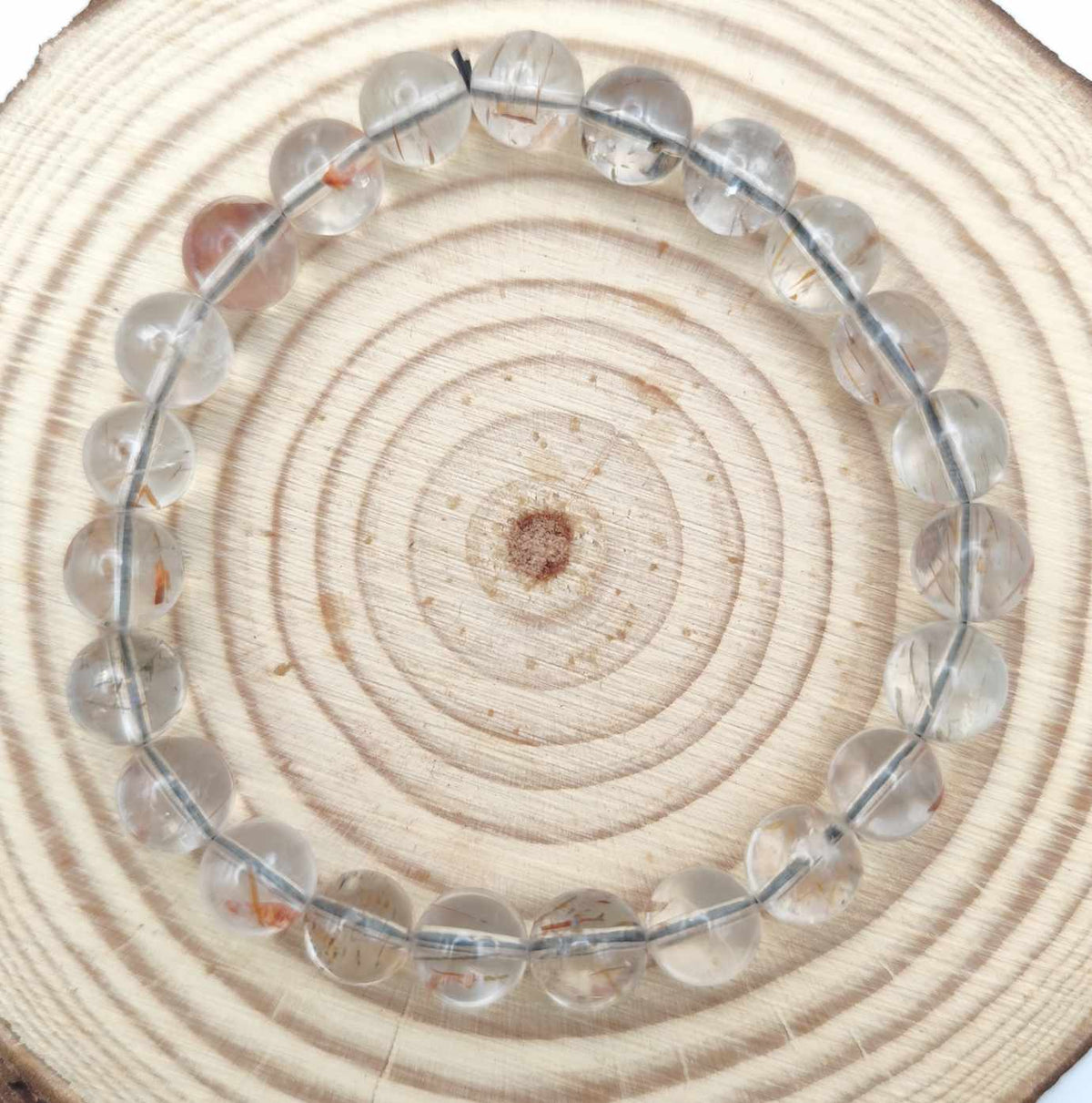 Bracelet en quartz rutile