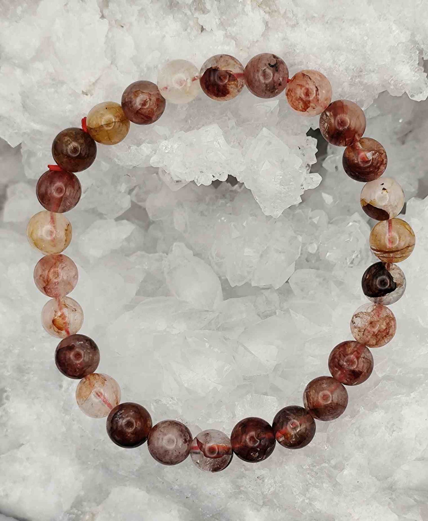 Pulsera de Cuarzo Fuego Sangre