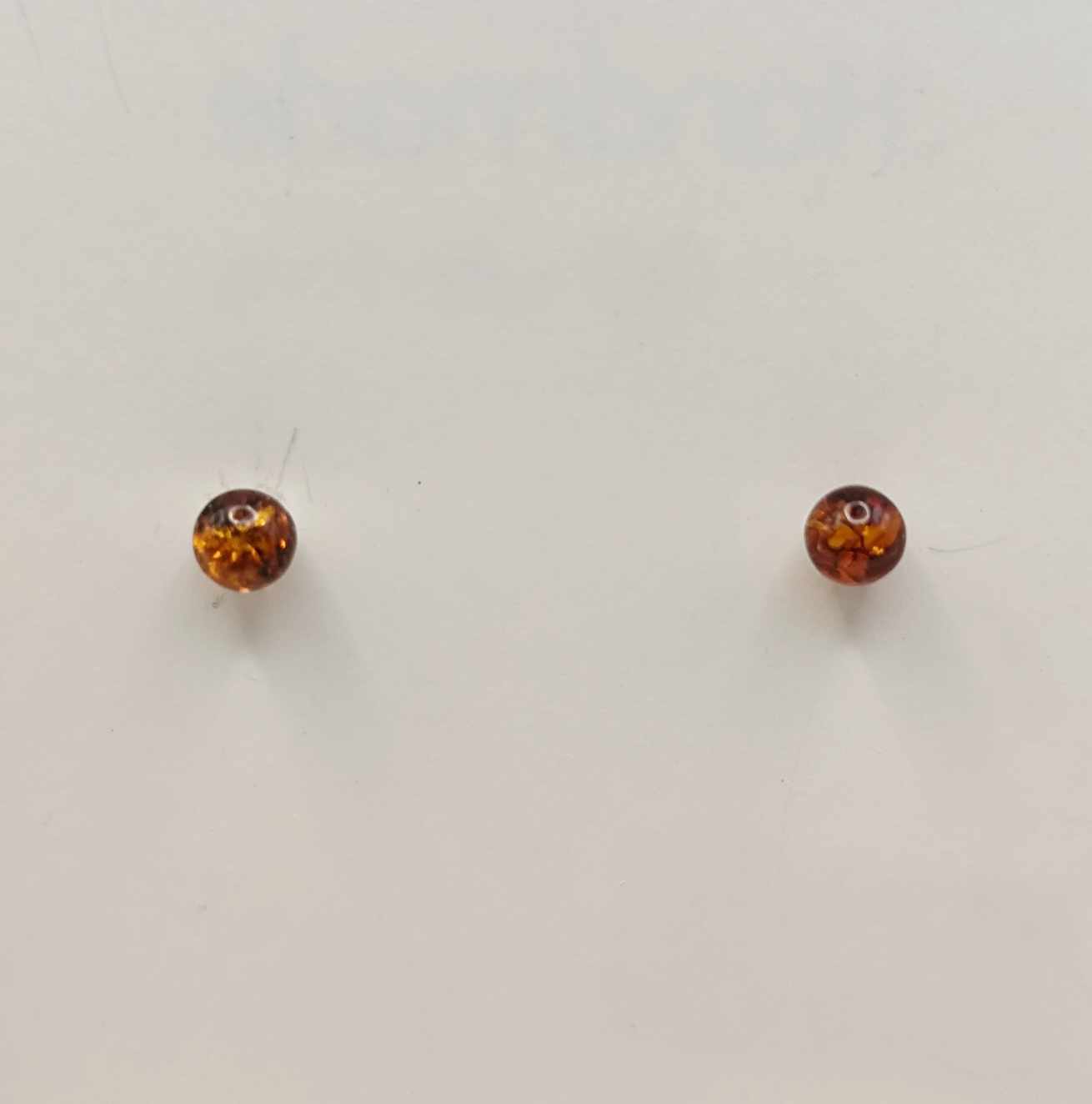 Pendientes de Ambar de Plata