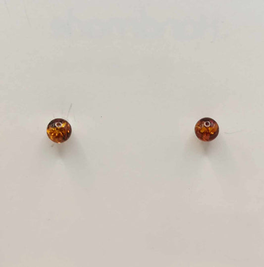 Pendientes de Ambar de Plata