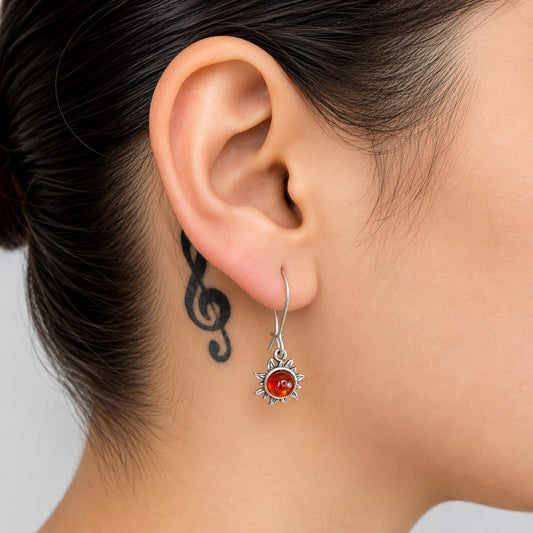 Pendientes de Ambar sol