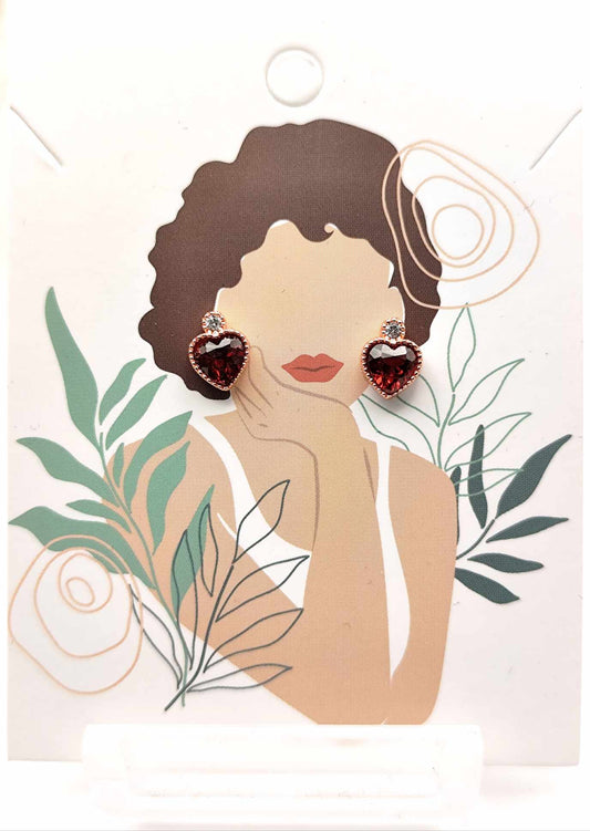 Pendientes de Granate