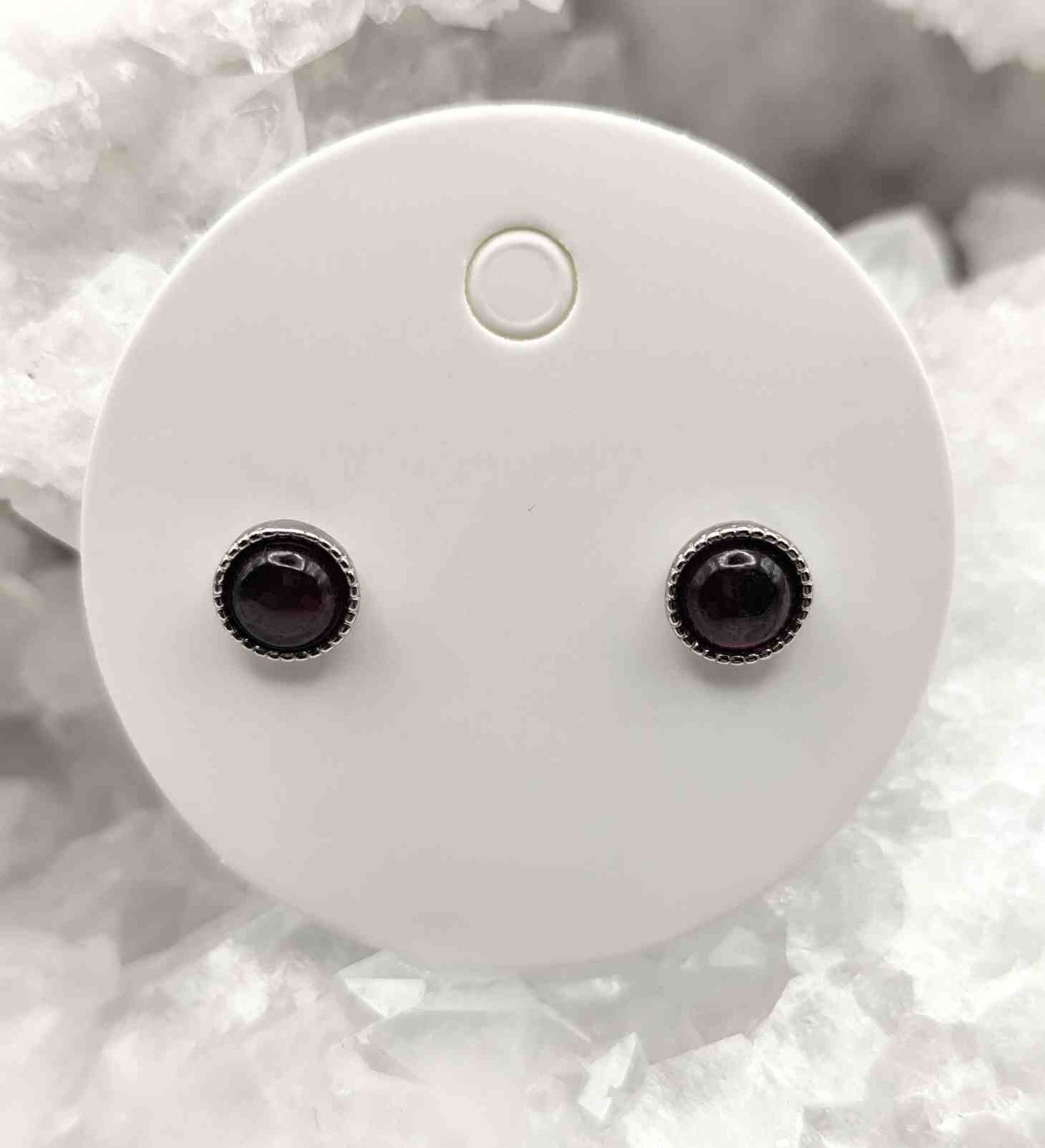 Pendientes de Granate