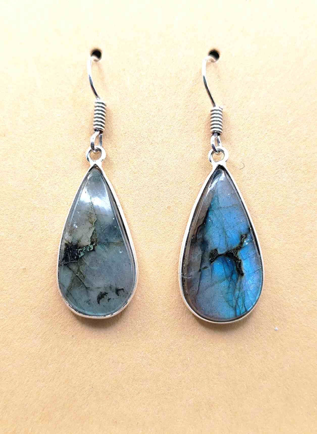 Pendientes de Labradorita