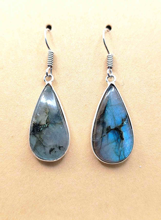 Pendientes de Labradorita