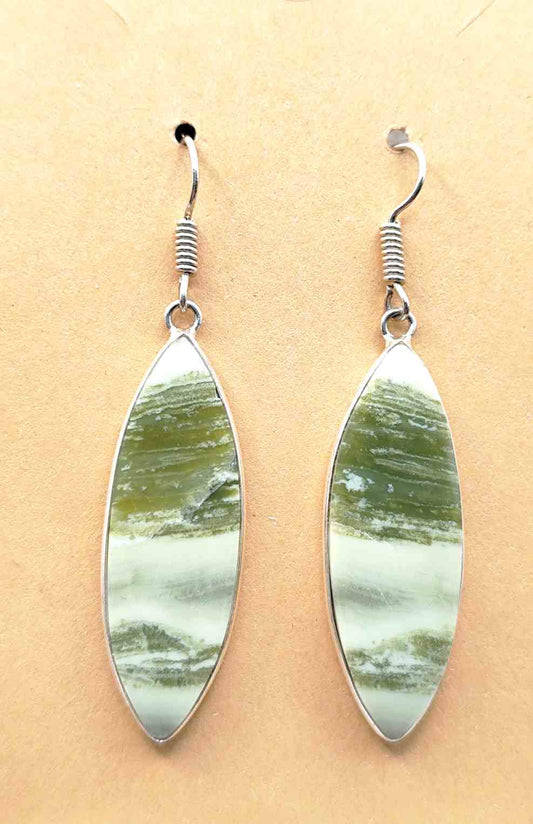 Pendientes de Serpentina Largos