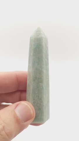 Punta de Amazonita Verde