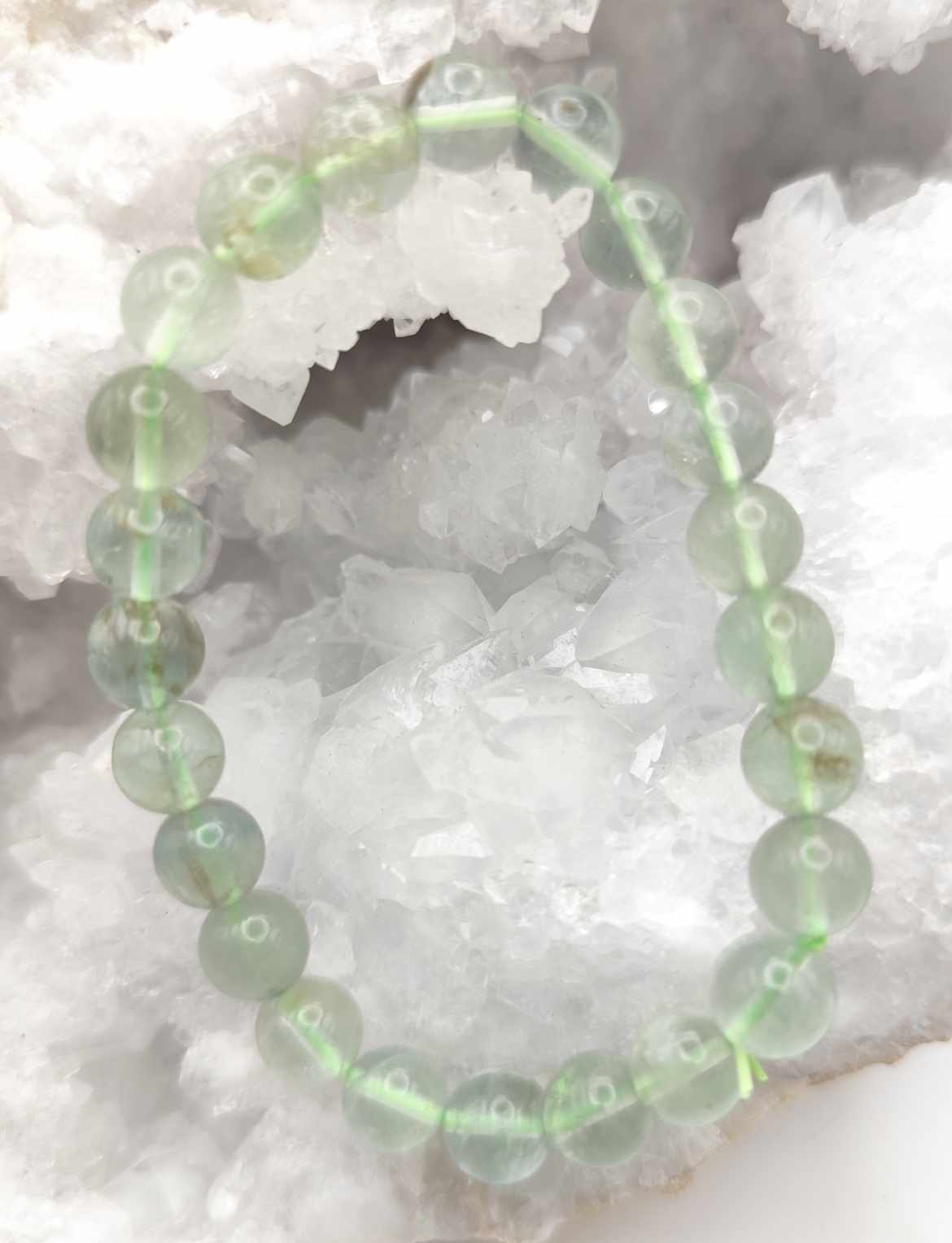 Pulsera de Fluorita Verde