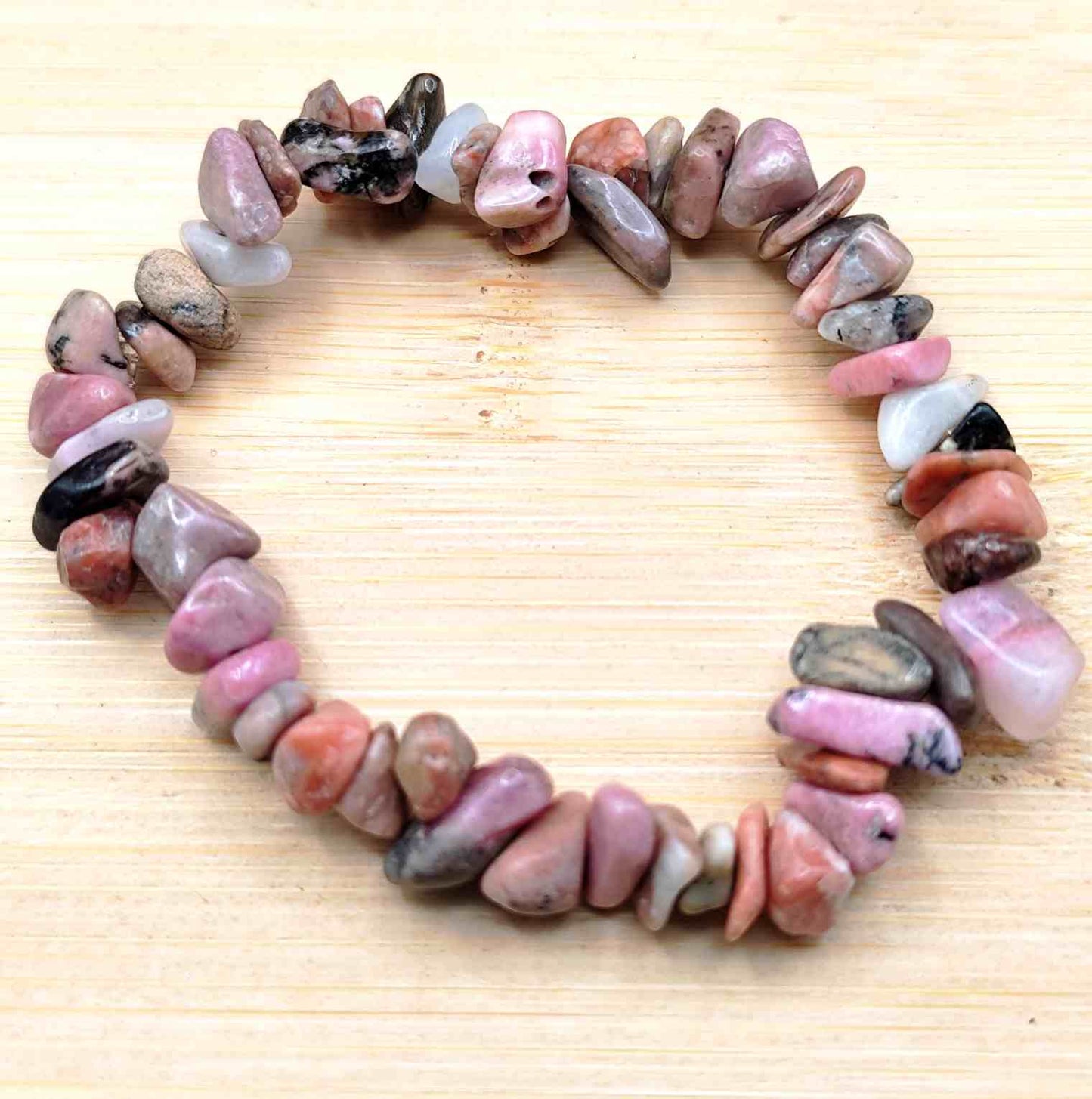 Pulsera de Rodocrosita chip