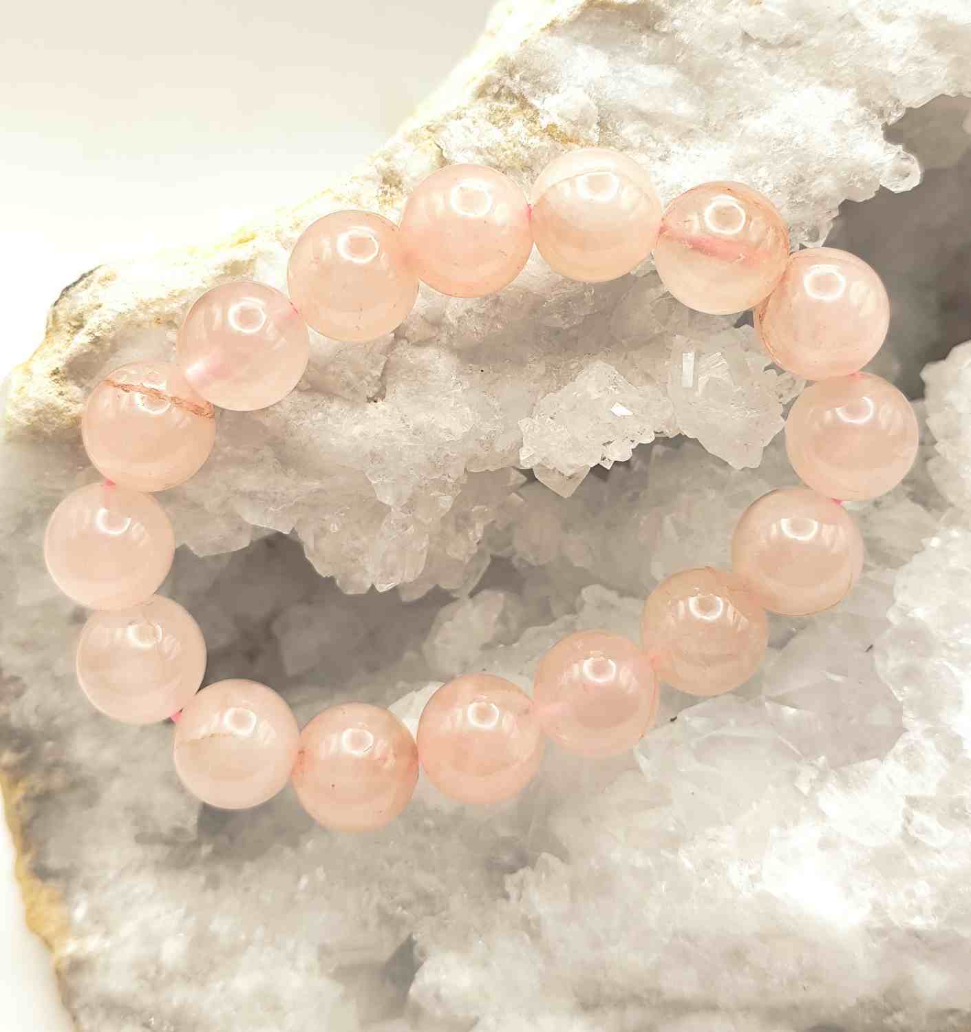Pulsera de Cuarzo Rosa