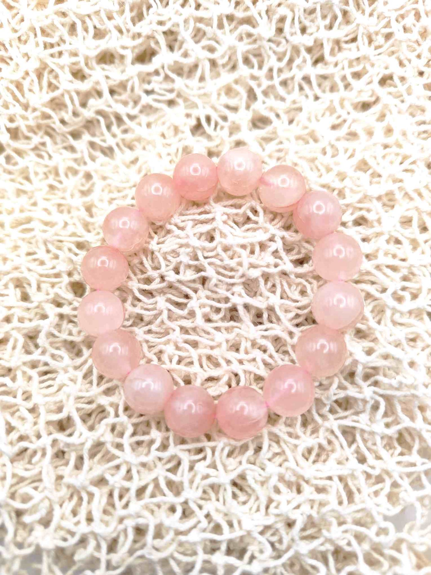 Pulsera de Cuarzo Rosa