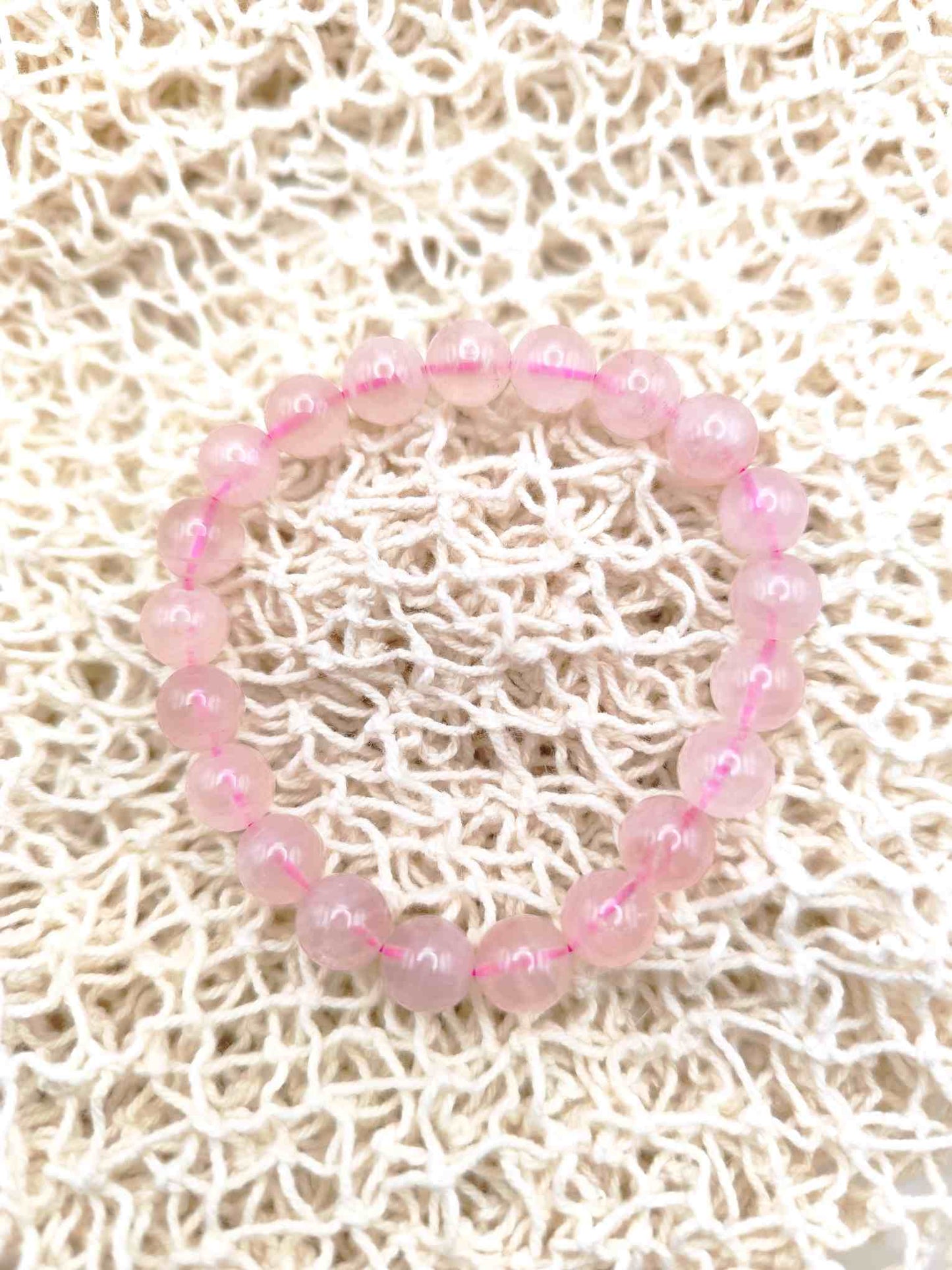 Pulsera de Cuarzo Rosa