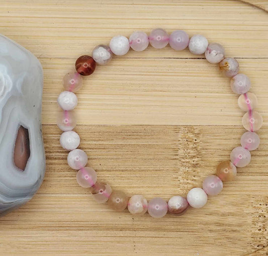 Pulsera de Ágata Flor