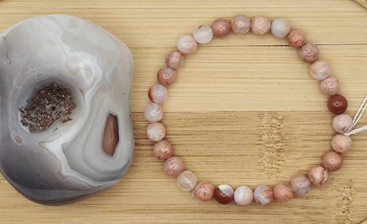 Pulsera de Ágata Rosa