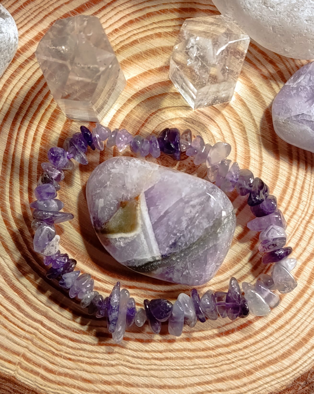 Pulsera chip amatista