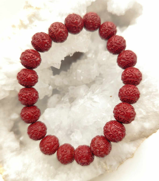 Bracelet en cinabre